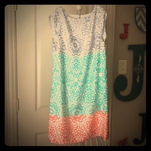 💜 Spring color pattern dress 👗